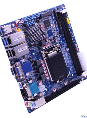 现货 H110itx主板双VGA/HDMI三屏输出双千兆网卡/8USB/MSATA/WIFI
