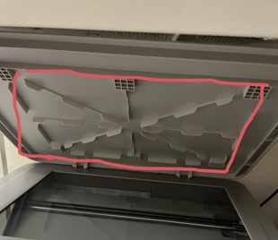 惠普HP Smart Tank 588 585 515 516 580复印漏光白纸 海绵贴盖板
