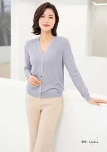 仙仙2025年新款重磅针织真丝衬衫春款女装小众别致开衫长袖上衣