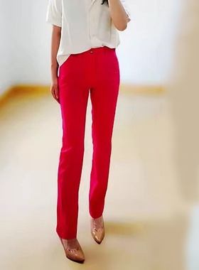 经典中性拼接薄款有弹力居家爬山通勤度假运动休闲速干长裤~A3760