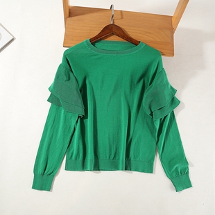 晓晓衣铺  外贸女装  孤品系列款针织衫~Z1425