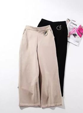 【断码特价清】口碑款 有型经D款 保暖显瘦磨毛九分休闲裤~A1720