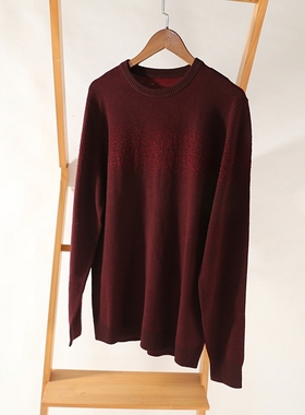 晓晓衣铺  外贸男装  孤品系列款羊毛针织毛衣~Z1402