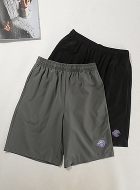 晓晓衣铺 外贸男装 轻薄透气 夏季跑步健身速干运动短裤~A4716