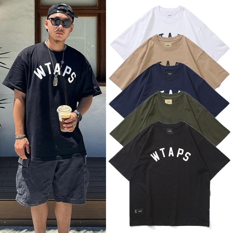 日系潮牌wtaps经典款百搭宽松短袖t恤男士青年休闲半袖cityboy夏