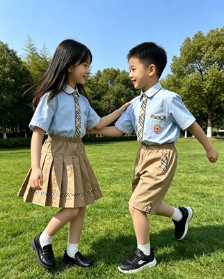 宝鸡经二路小学校服夏季套装