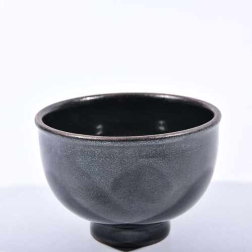 大唐天目山松柴烧制窑变禅意乌金釉茶杯