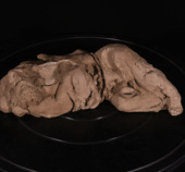 民国渔夫王振原创瓷雕八仙铁拐李