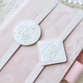 渐晓色白 捆绑带 小王子 手帐书衣绑带 防爆本弹力绑带 玫瑰花