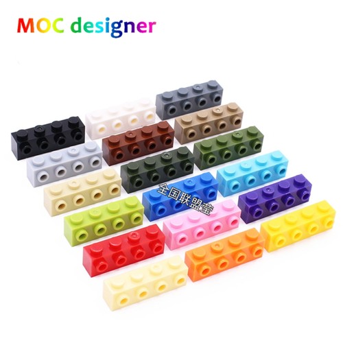 颗粒积木1X4砖建筑道具