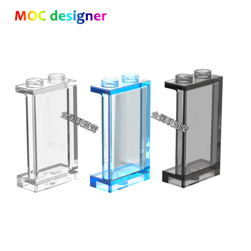 积木配件87544透明墙面1X2X3房屋建筑玻璃窗