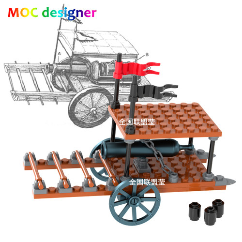 原创moc士兵军营三千人仔
