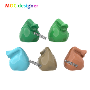 积木包袱小颗粒人仔道具工具MOC10169圣诞老人行囊包裹塑料