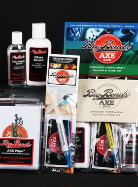 Big Bends电木吉他专业指板漆面琴弦清洁布保养品乐器护理油套装