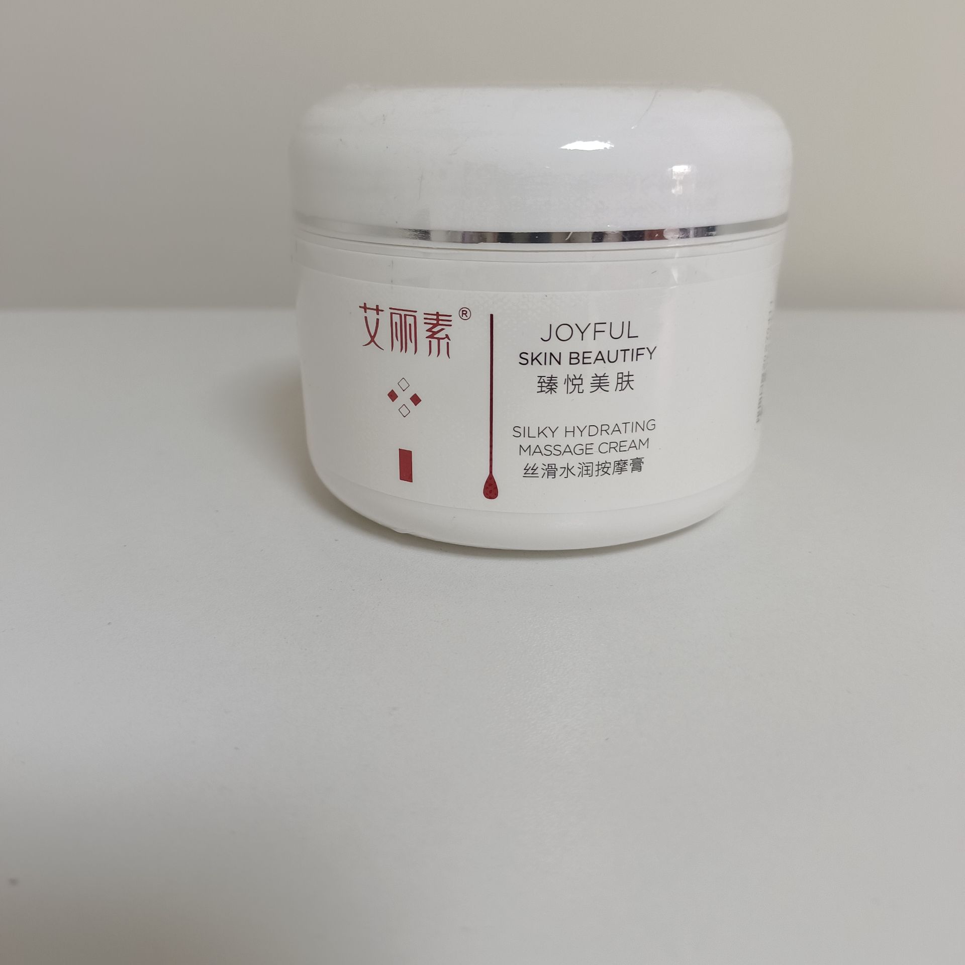 艾丽素丝滑水润按摩膏蚕丝蛋白