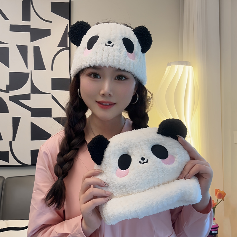 保暖帽子产后坐月子加厚发带