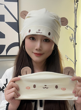 春夏孕妇产后防风月子帽发带