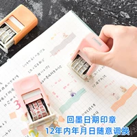 Zakka Style Retro Wood Cute Diary Date Дата оплата годом на месяц роликовые счета