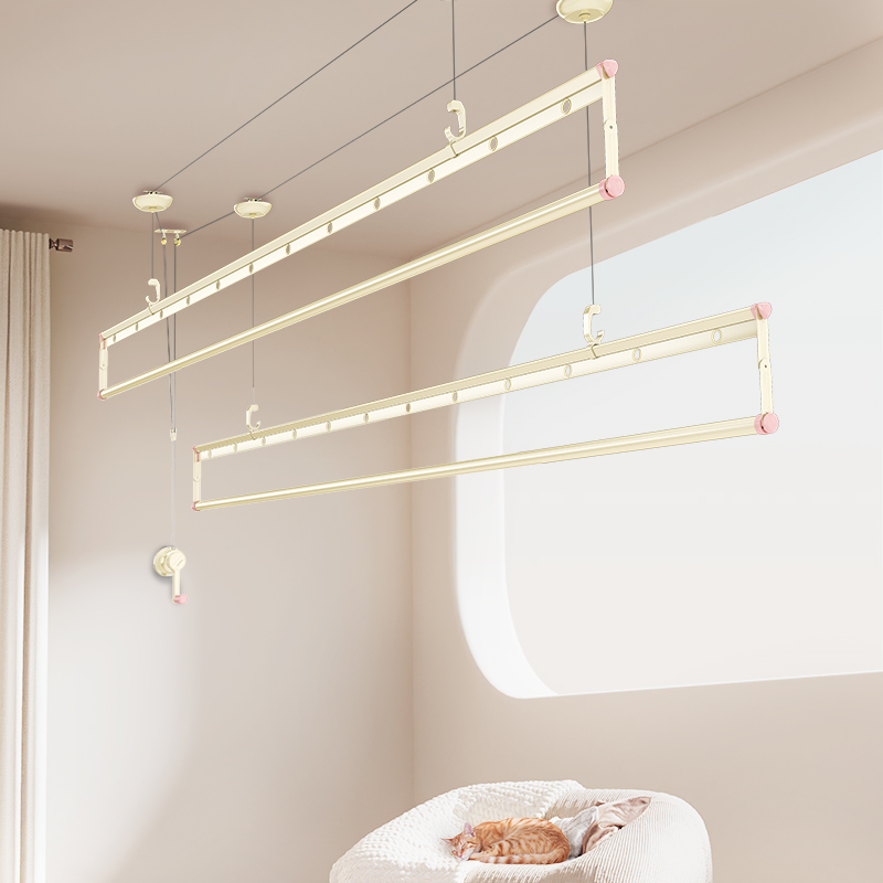 好太太四杆手摇晾衣架