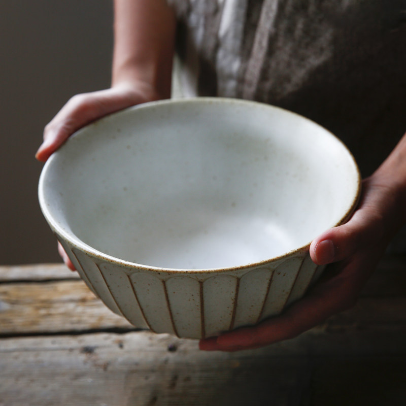 日式陶瓷餐具复古5寸饭碗 家用大汤面碗手工圆形菜盘子 个性食器在类目 餐饮具, 餐具, 碗中 - 来自Buy2taobao.com提供专业的淘宝代购服务