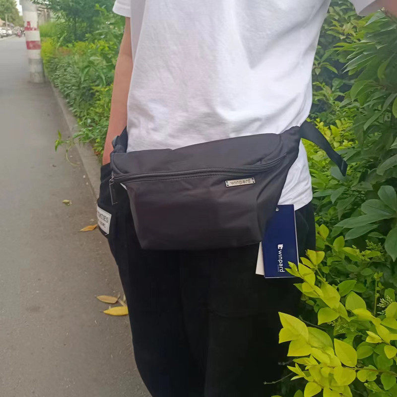 威豹腰包胸包单肩挎韩版多功能新款男女手机包跑步休闲运动耐用