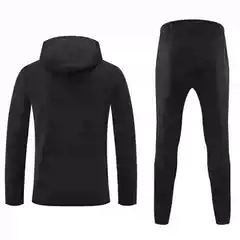 Unisex Solid Color Tracksuit Men's and Women's Same Style Pure Color Sports Suit F