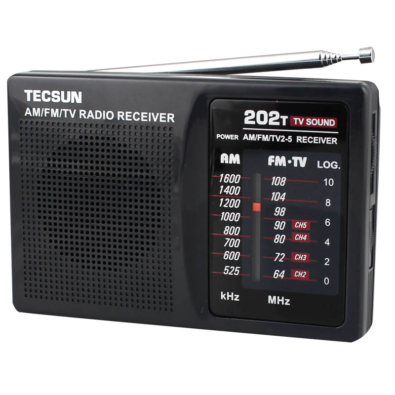 Tecsun/德生 R-202T考试收音机迷你四六级英语考试专用收音机小型微型老人老年人便携式大学生收音机校园广播