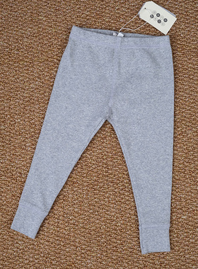 韩国原装进口benebene春秋男女童时尚舒适全棉打底裤可爱透气长裤