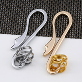 简约腰挂扣金属钥匙挂件汽车钥匙扣迷你无弹簧腰挂扣坚固结实耐用