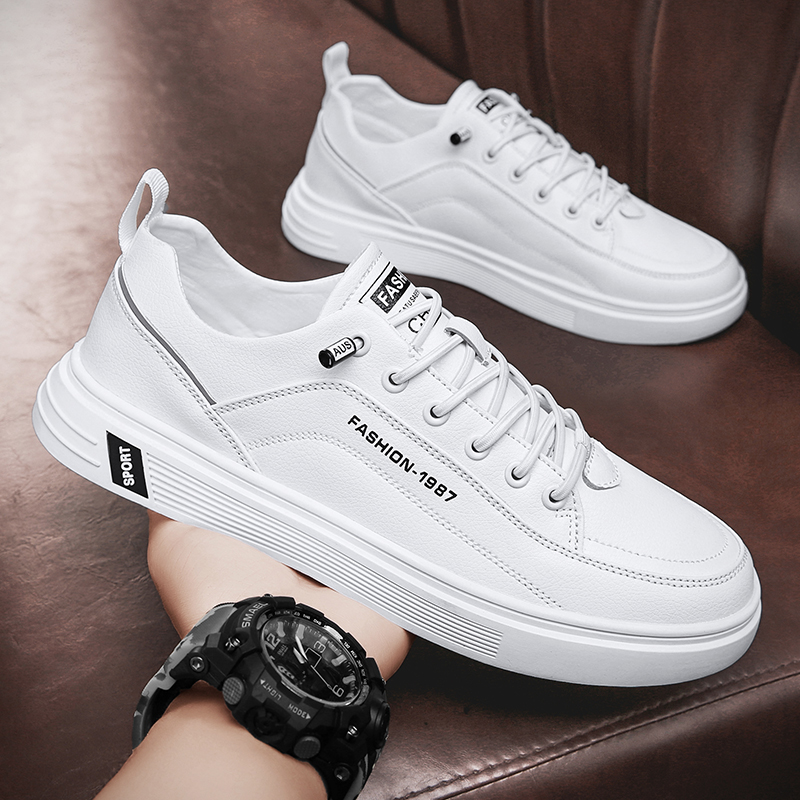 华强回力男鞋休闲白色潮鞋