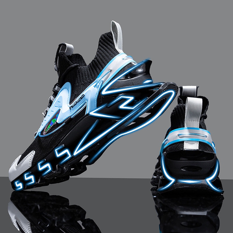 男鞋2025年新款潮刀锋鞋夏季透气薄款网鞋莆田炫酷跑步运动鞋子男,流行男鞋,时尚休闲鞋,淘宝优惠券,粉丝福利购,淘宝优惠卷