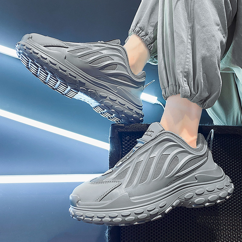 春季男鞋2025春秋新款学生运动休闲厚底网红薄款增高老爹百搭潮鞋,流行男鞋,老爹鞋,淘宝优惠券,粉丝福利购,淘宝优惠卷