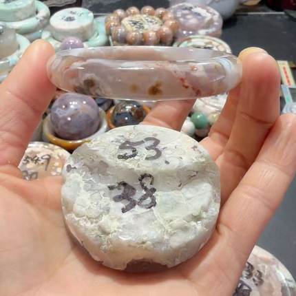 1317樱花玛瑙手镯53