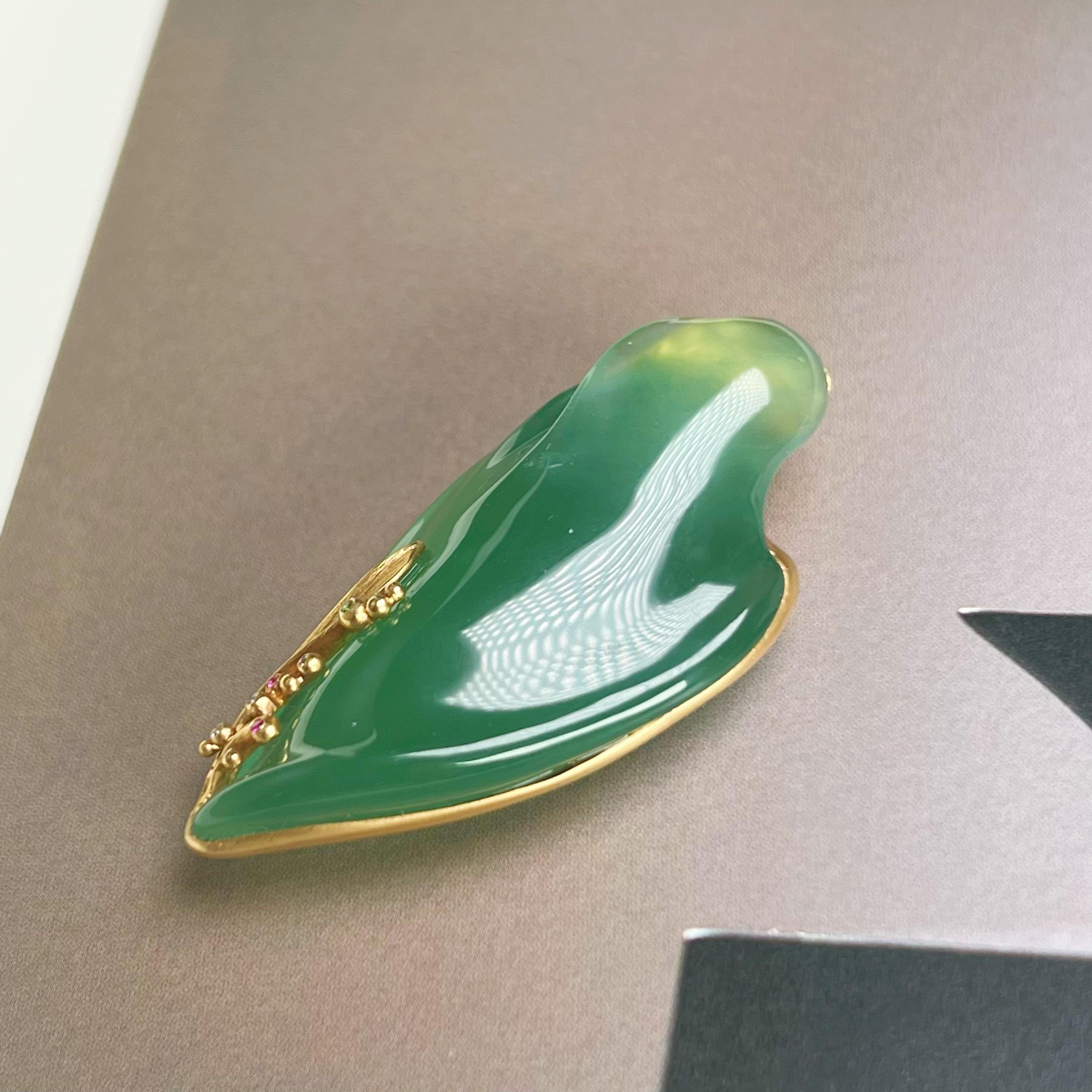 沁馨雅集 天然缅甸翡翠高冰种湖水绿翡翠吊坠项链 满绿玻璃底翡翠