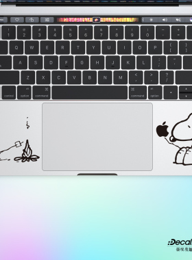 适用macbookpro15air13寸局部掌托贴苹果笔记本贴纸手托贴11 12