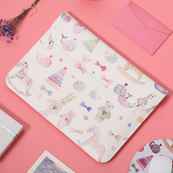 macbook苹果电脑包翻盖式彩绘