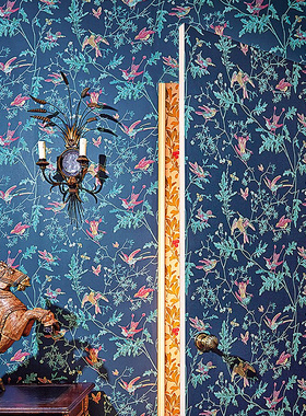 英国Cole&Son墙纸复古怀旧花鸟卧室壁纸100/14067 14068 14069