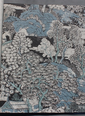 美国进口纯纸乡村风格森林图案电视背景墙壁纸AF40804 40805 0806