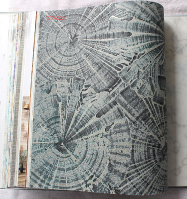 美国进口工业风格做旧圆盘图案墙纸CR76002 CR76003 CR76006