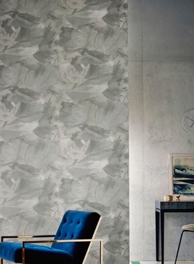 英国进口现代简约水墨油画质感背景墙壁纸111600 111601 111602