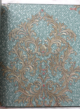 意大利进口欧式大花背景墙壁纸46201 46202 46203 46204 46205 07