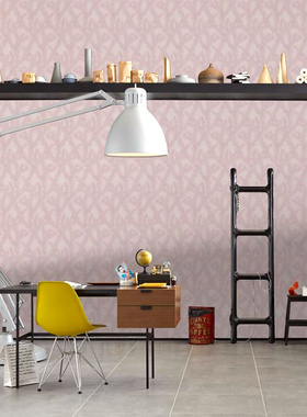 德国进口无纺布现代简约粉色灰 蓝 背景墙壁纸35898-1 -2 -3 -4