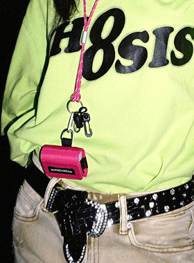 theMADHATcher「矩形徽标」AirPods Pro挂绳耳机包保护套苹果