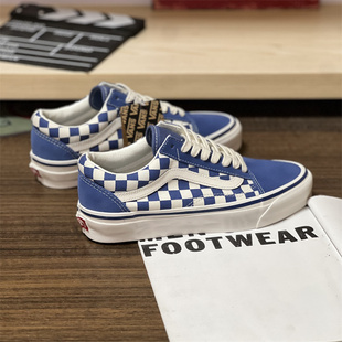 VC体育 VANS Old Skool白蓝格经典低帮复古休闲板鞋VN000CT9MBL