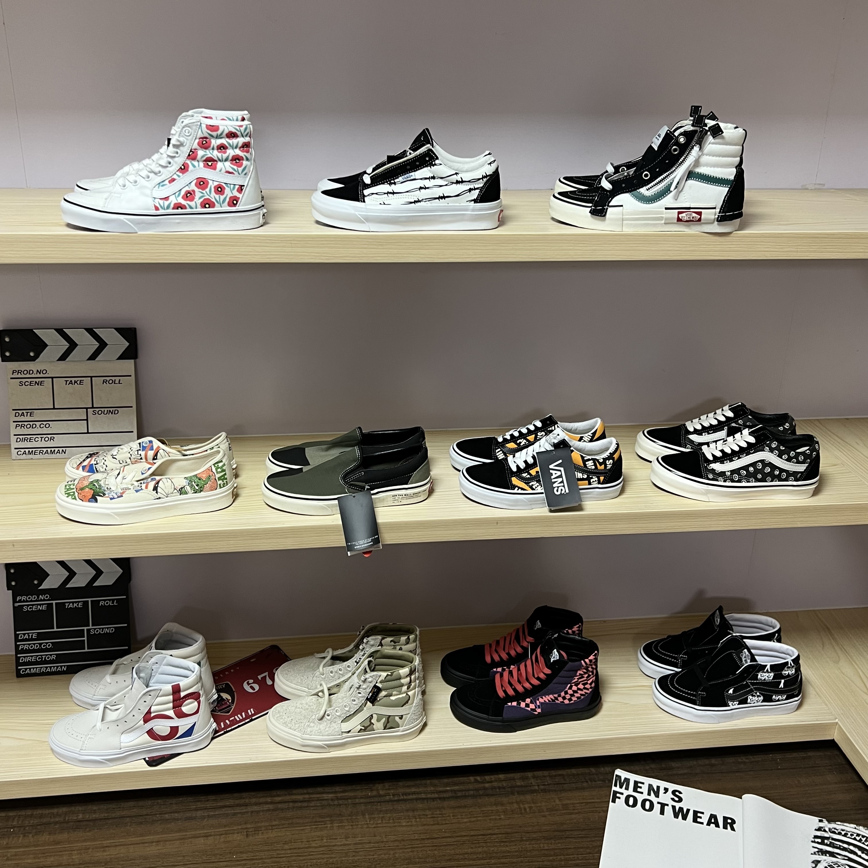 [断码清仓36码1]VANS Sk8迷彩黑色高帮板鞋运动休闲鞋VN0A38GEVPE