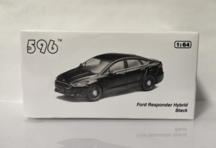 596 Model 1:64 仿真Ford福特金牛座警用黑色便衣合金车模型包邮