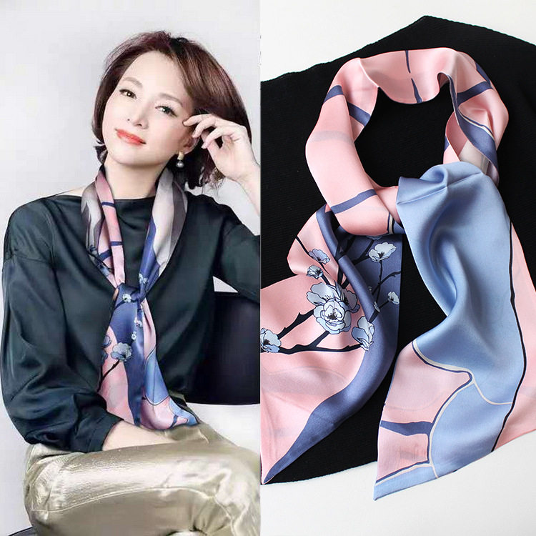 明星款真丝丝巾长条双层飘带围巾女春夏百搭桑蚕丝领巾韩版多花色,服饰配件/皮带/帽子/围巾,围巾/丝巾/披肩,淘宝优惠券,粉丝福利购,淘宝优惠卷