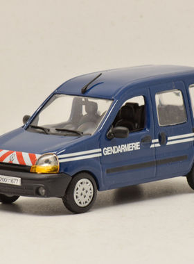 外贸NOREV 1/43合金车 RENAULT KANGOO 雷诺甘果警车 MPV面包车