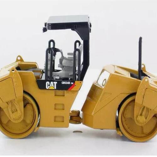 卡特工程车 1 50 CAT CB-534D 沥青双钢轮压路机模型合金仿真玩具