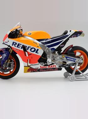 瑕疵tj 1 12 RC213V 摩托赛车 马奎斯93号 合金摩托车模型